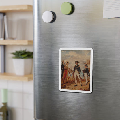 Admiral Nelson (Magazine Illustration) Refrigerator Magnet-The Sticker Space