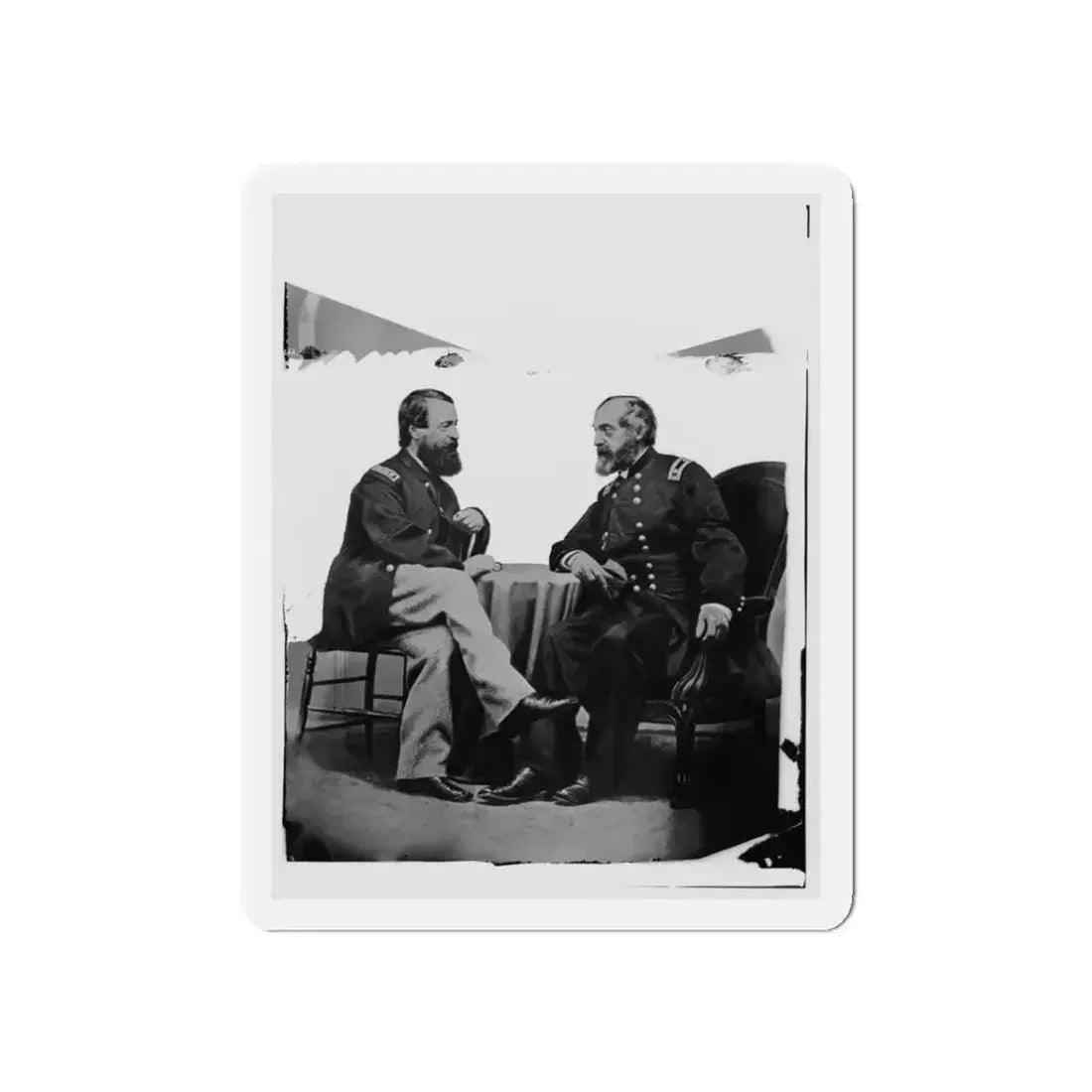 Admiral Porter And General Meade. (U.S. Civil War) Refrigerator Magnet - The Sticker Space