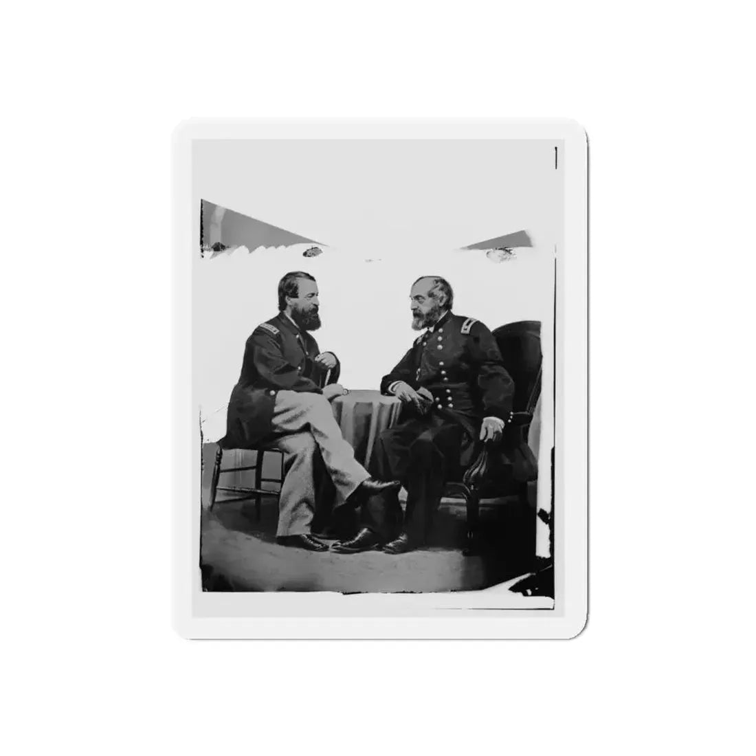Admiral Porter And General Meade. (U.S. Civil War) Refrigerator Magnet - The Sticker Space