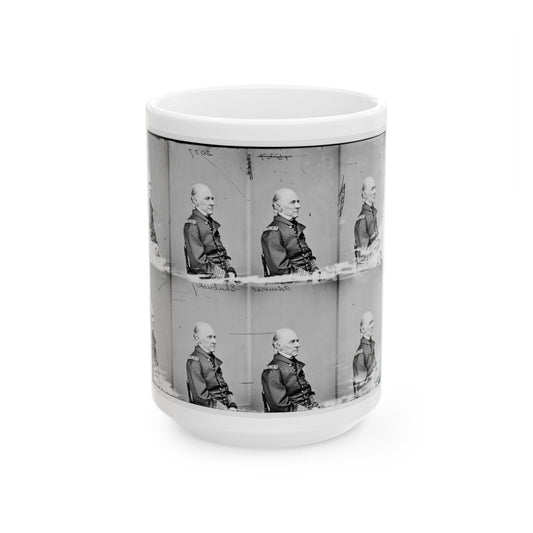 Adml. Shubrick, U.S.N. (U.S. Civil War) White Coffee Mug-15oz-The Sticker Space