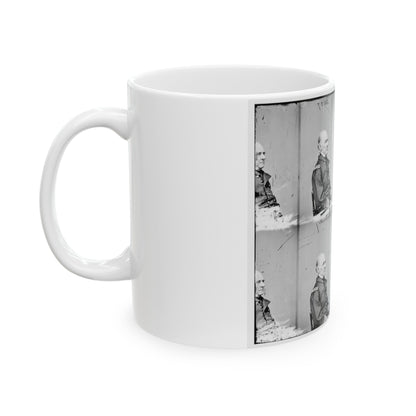 Adml. Shubrick, U.S.N. (U.S. Civil War) White Coffee Mug-The Sticker Space