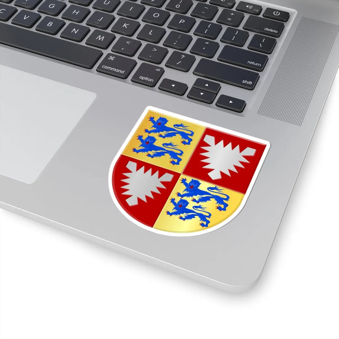 Adolf VIII van Holstein wapen (Denmark) (Coat of Arms) STICKER Vinyl Kiss-Cut Decal - The Sticker Space