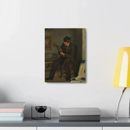 Adolf von Becker (1831-1909) The Art Expert - Canvas Wall Art - The Sticker Space