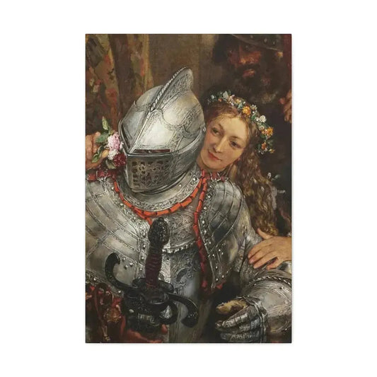 Adolph Menzel (1815-1905) Blindekuh - Gouache on paper 1867 - Canvas Wall Art 24″ x 36″ 1.25" - The Sticker Space