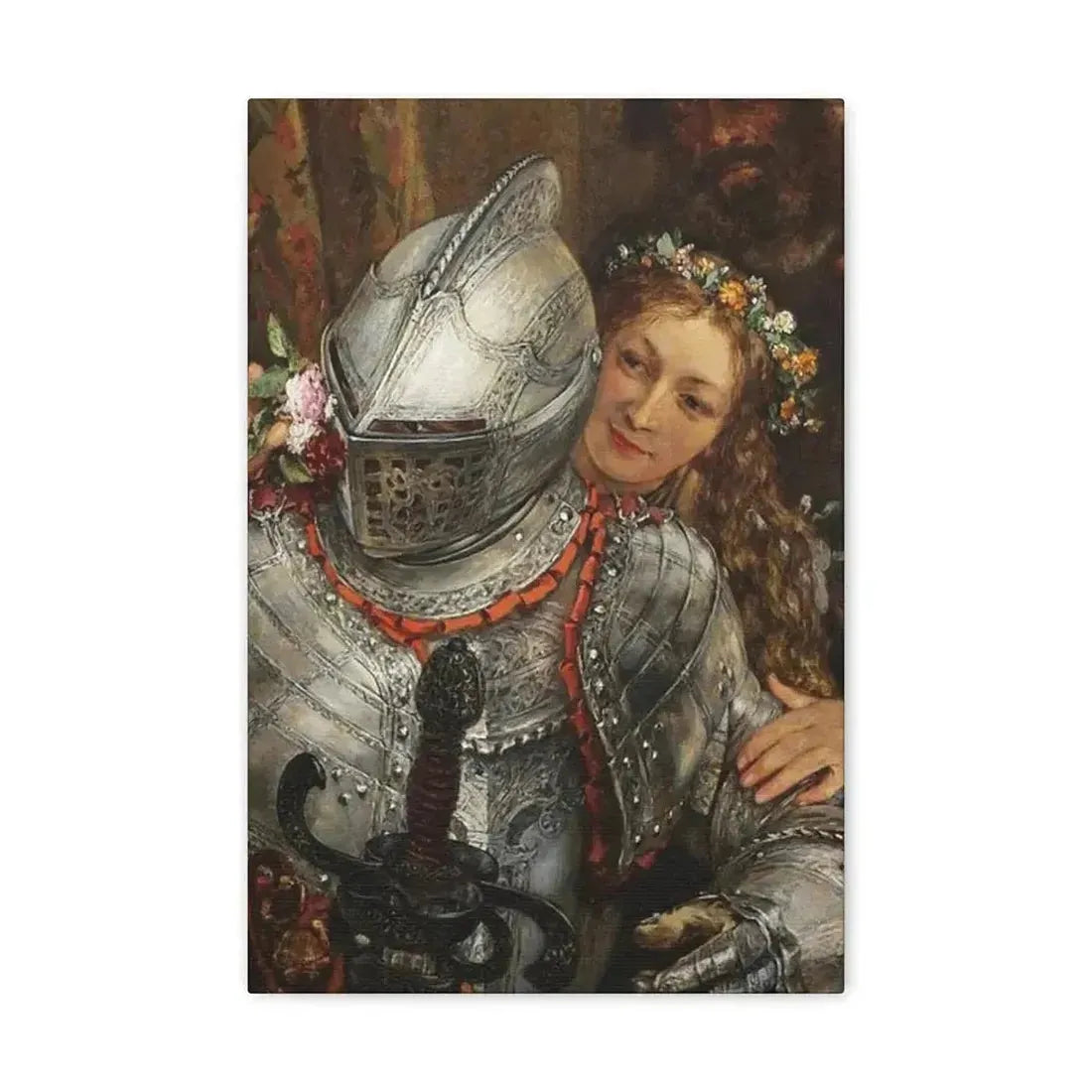 Adolph Menzel (1815-1905) Blindekuh - Gouache on paper 1867 - Canvas Wall Art - The Sticker Space