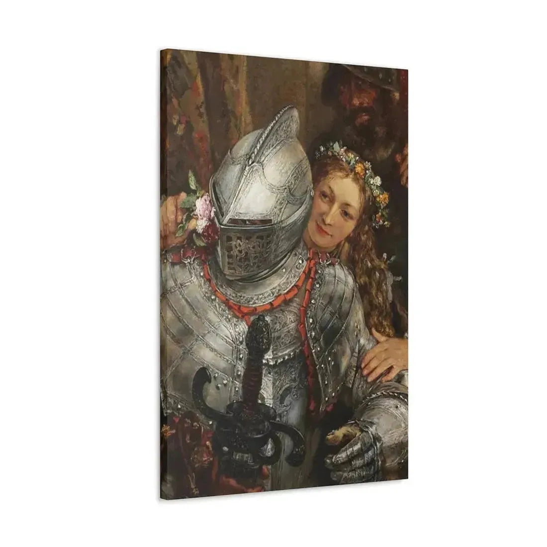 Adolph Menzel (1815-1905) Blindekuh - Gouache on paper 1867 - Canvas Wall Art - The Sticker Space