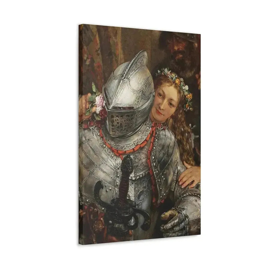 Adolph Menzel (1815-1905) Blindekuh - Gouache on paper 1867 - Canvas Wall Art - The Sticker Space