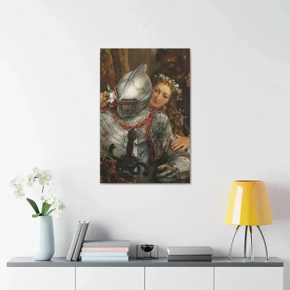 Adolph Menzel (1815-1905) Blindekuh - Gouache on paper 1867 - Canvas Wall Art - The Sticker Space