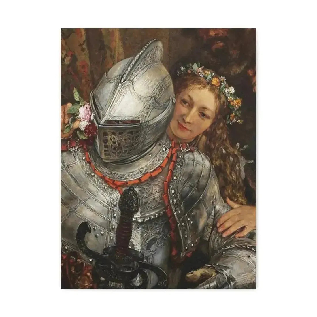 Adolph Menzel (1815-1905) Blindekuh - Gouache on paper 1867 - Canvas Wall Art - The Sticker Space