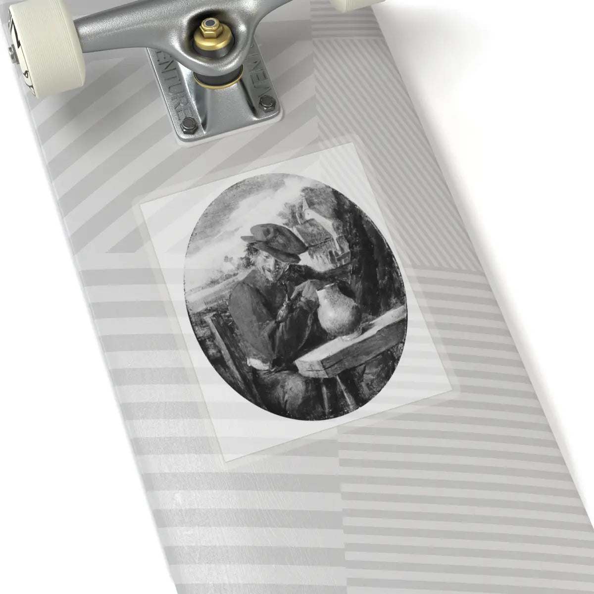 SKU:TSS-STICK-DRNBRW-6X6 Sizes:6" × 6" Types:Transparent