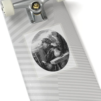SKU:TSS-STICK-DRNBRW-6X6 Sizes:6" × 6" Types:Transparent