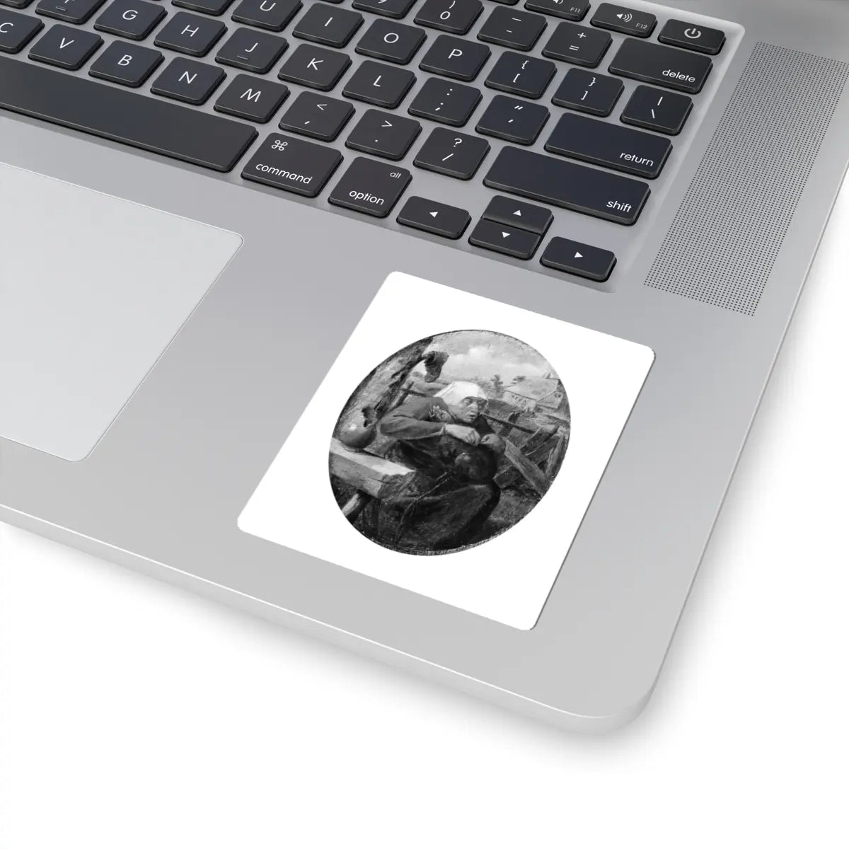SKU:TSS-STICK-DRNBRW-3X3-2 Sizes:3" × 3" Types:White
