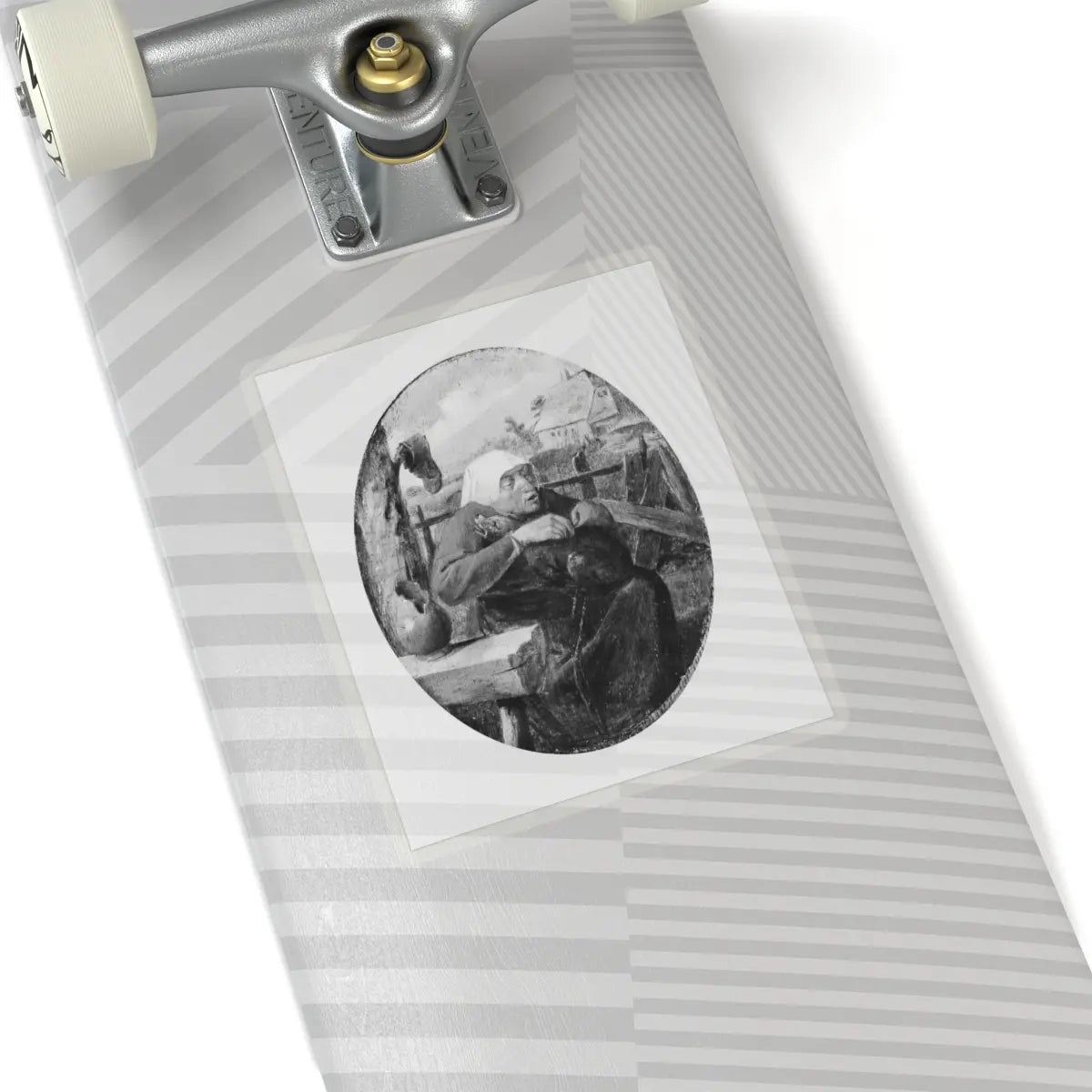 SKU:TSS-STICK-DRNBRW-6X6-1N0AP Sizes:6" × 6" Types:Transparent