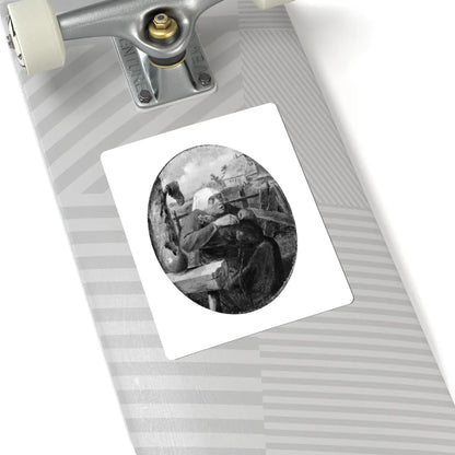 SKU:TSS-STICK-DRNBRW-6X6-2 Sizes:6" × 6" Types:White