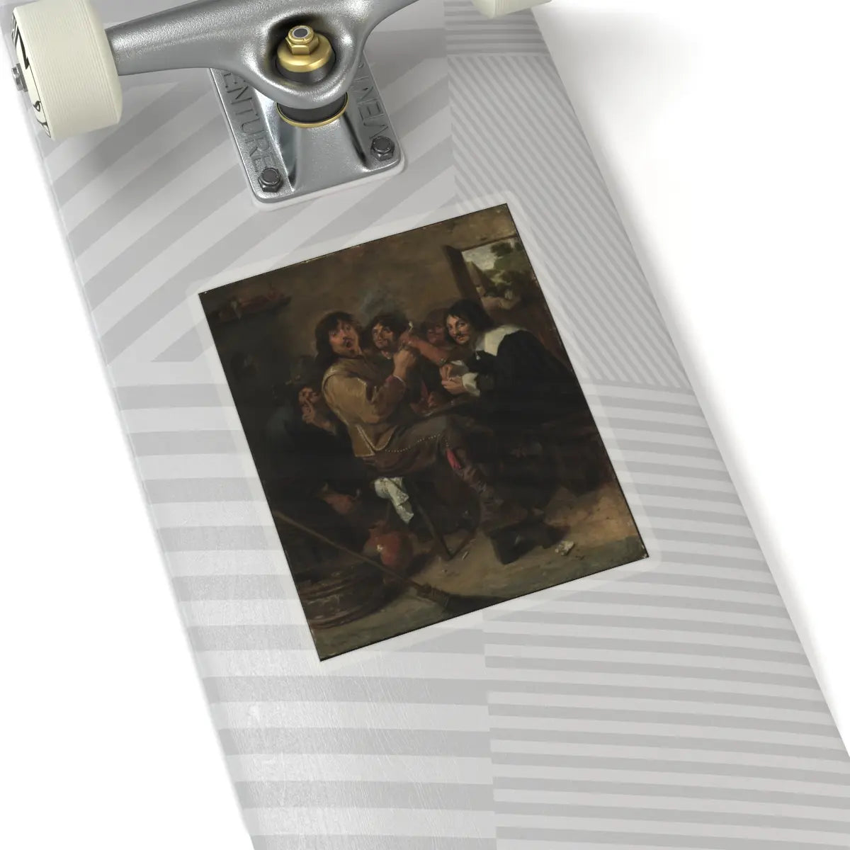 SKU:TSS-STICK-DRNBRW-6X6-1N0AR Sizes:6" × 6" Types:Transparent