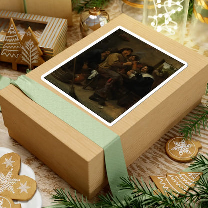 SKU:TSS-STICK-DRNBRW-6X6-4 Sizes:6" × 6" Types:White
