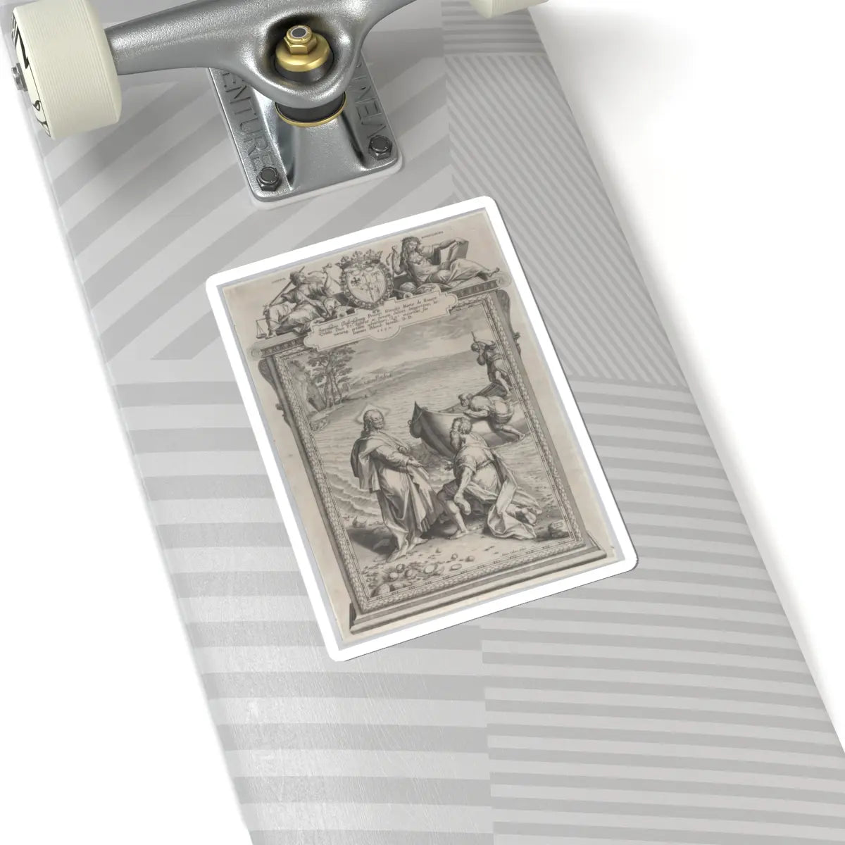 SKU:TSS-STICK-DRNCLL-6X6-4 Sizes:6" × 6" Types:White