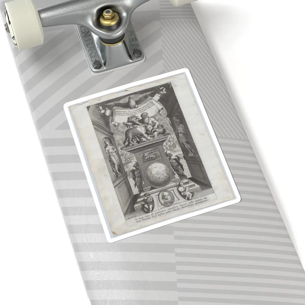 SKU:TSS-STICK-DRNCLL-6X6-42 Sizes:6" × 6" Types:White