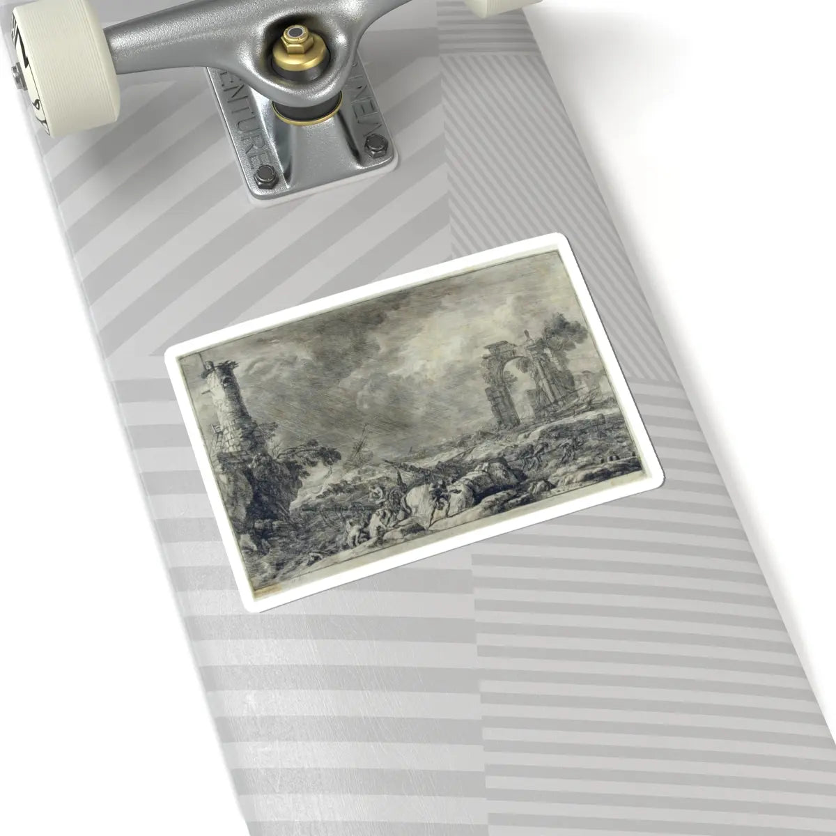 SKU:TSS-STICK-DRNMNG-6X6-3 Sizes:6" × 6" Types:White