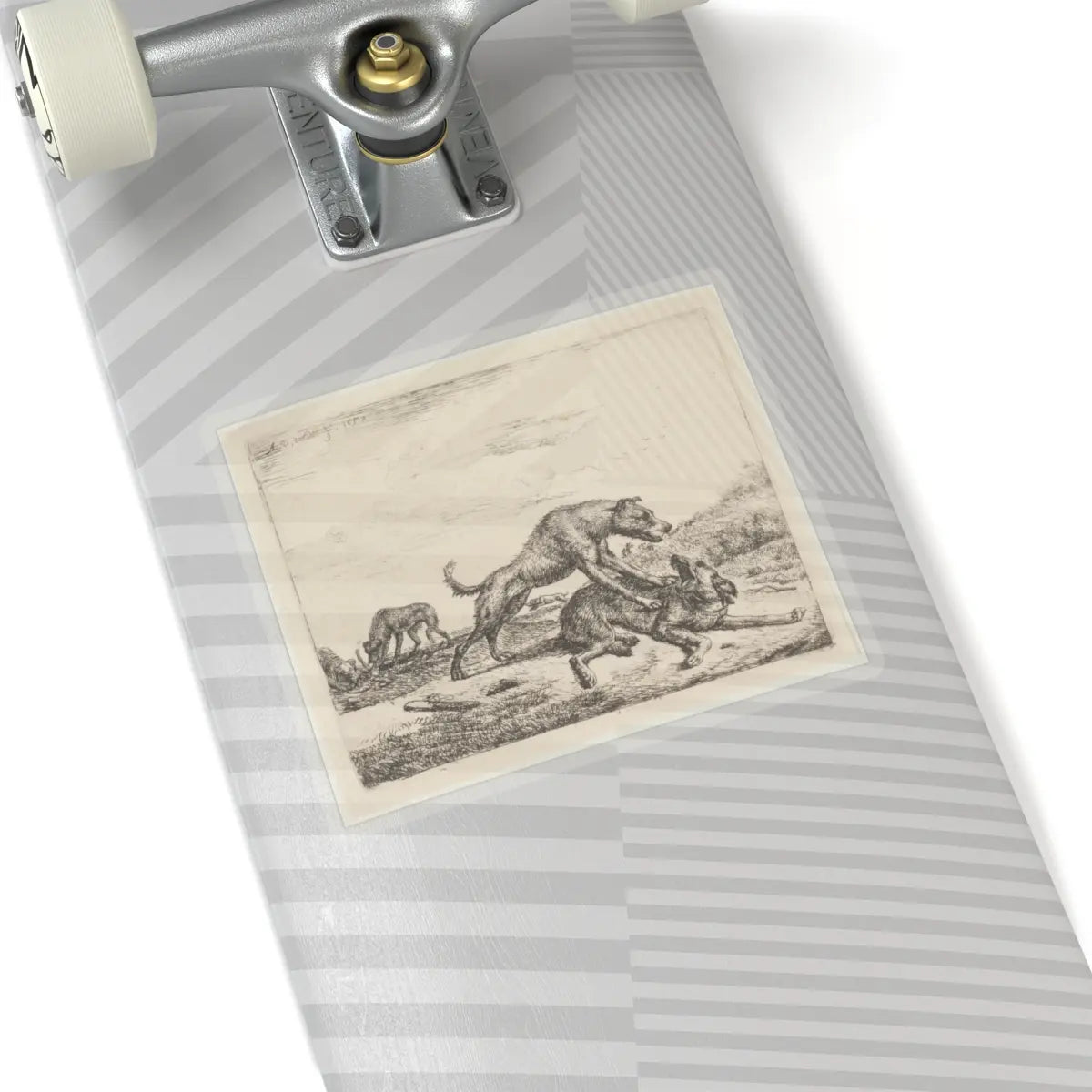 SKU:TSS-STICK-DRNVN-6X6-13RYI Sizes:6" × 6" Types:Transparent