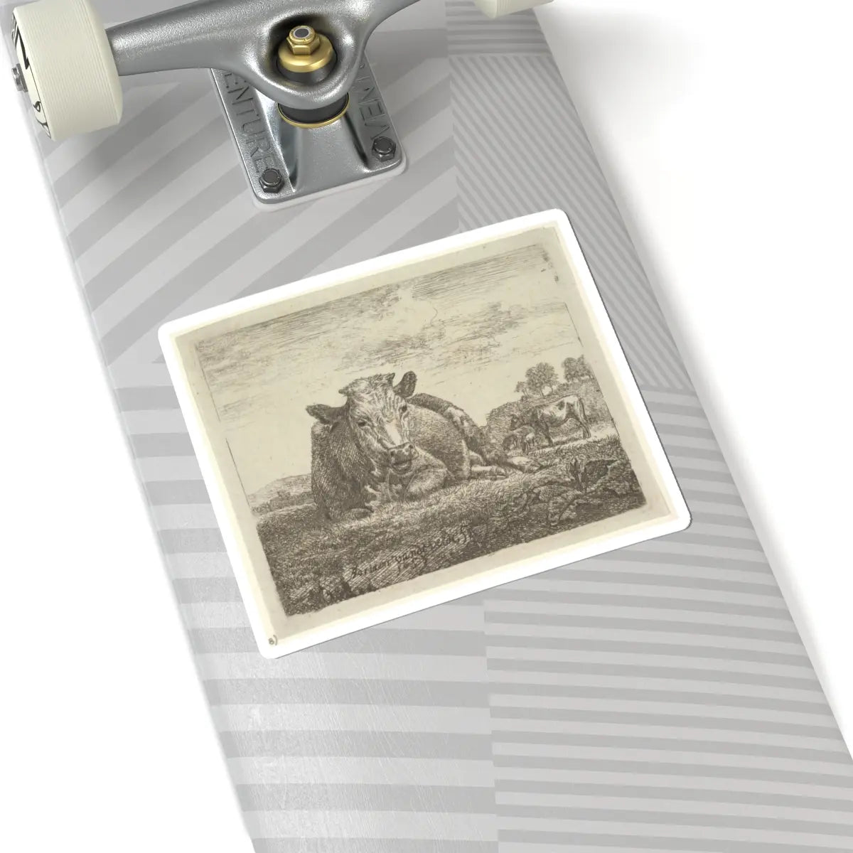 SKU:TSS-STICK-DRNVN-6X6-5 Sizes:6" × 6" Types:White
