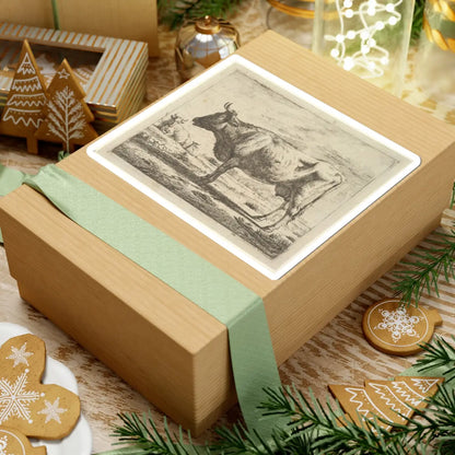 SKU:TSS-STICK-DRNVN-6X6-11 Sizes:6" × 6" Types:White