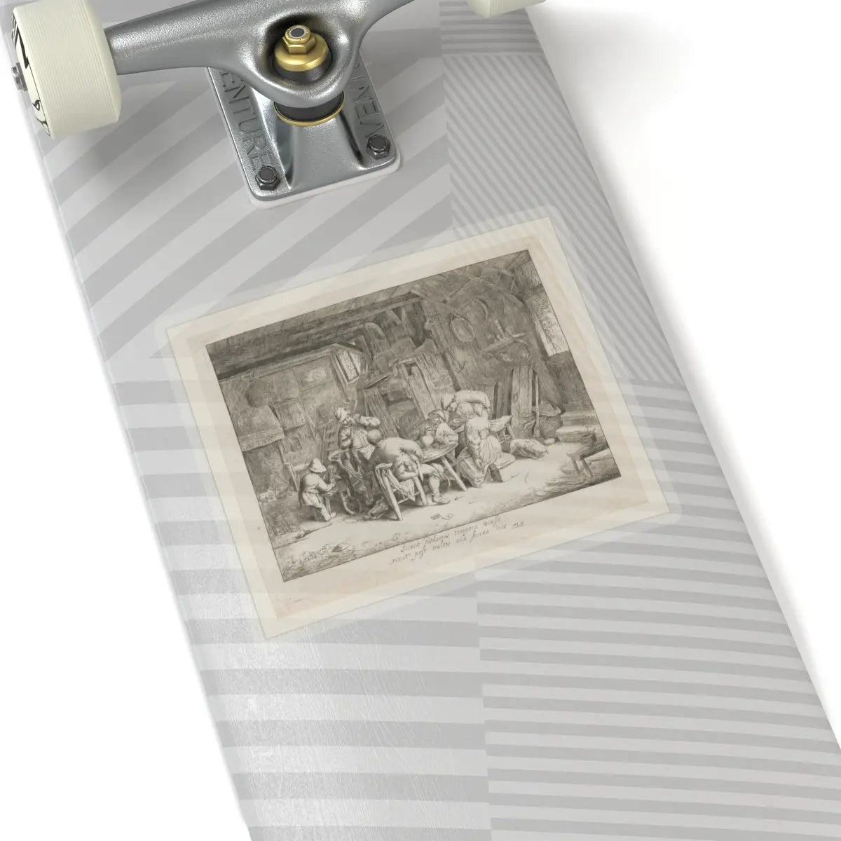 SKU:TSS-STICK-DRNVN-6X6-13RYV Sizes:6" × 6" Types:Transparent