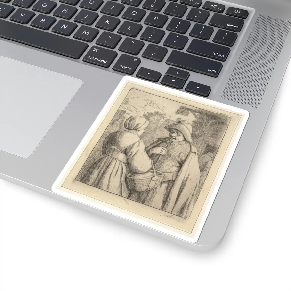 SKU:TSS-STICK-DRNVN-4X4-17 Sizes:4" × 4" Types:White