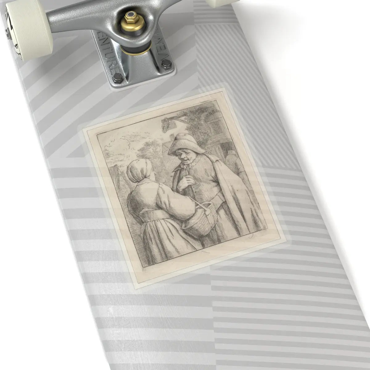 SKU:TSS-STICK-DRNVN-6X6-13RYX Sizes:6" × 6" Types:Transparent