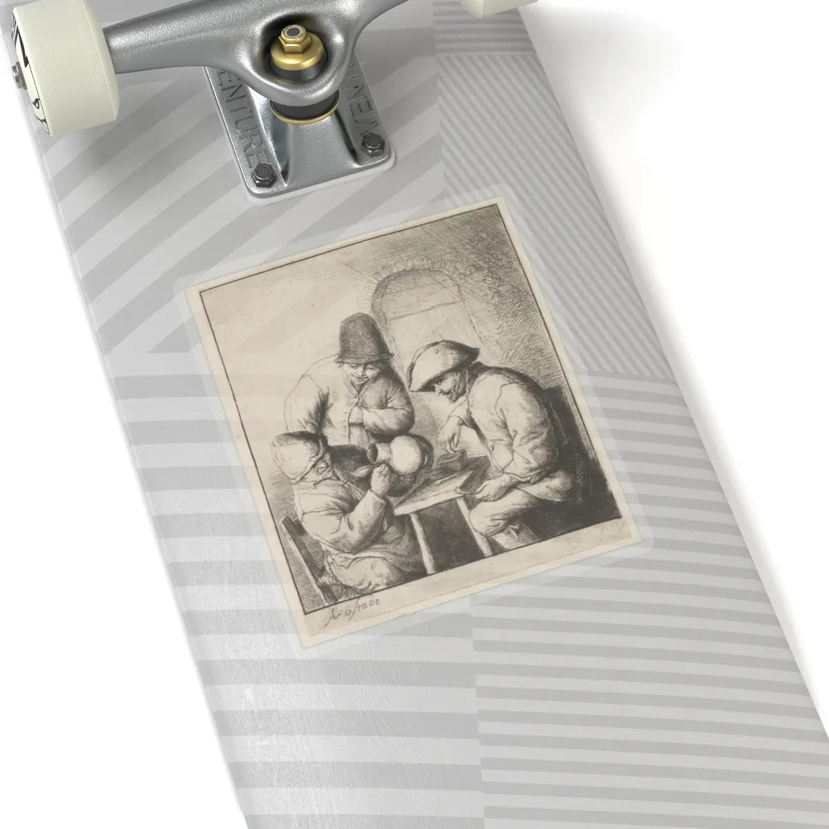 SKU:TSS-STICK-DRNVN-6X6-13RZ0 Sizes:6" × 6" Types:Transparent