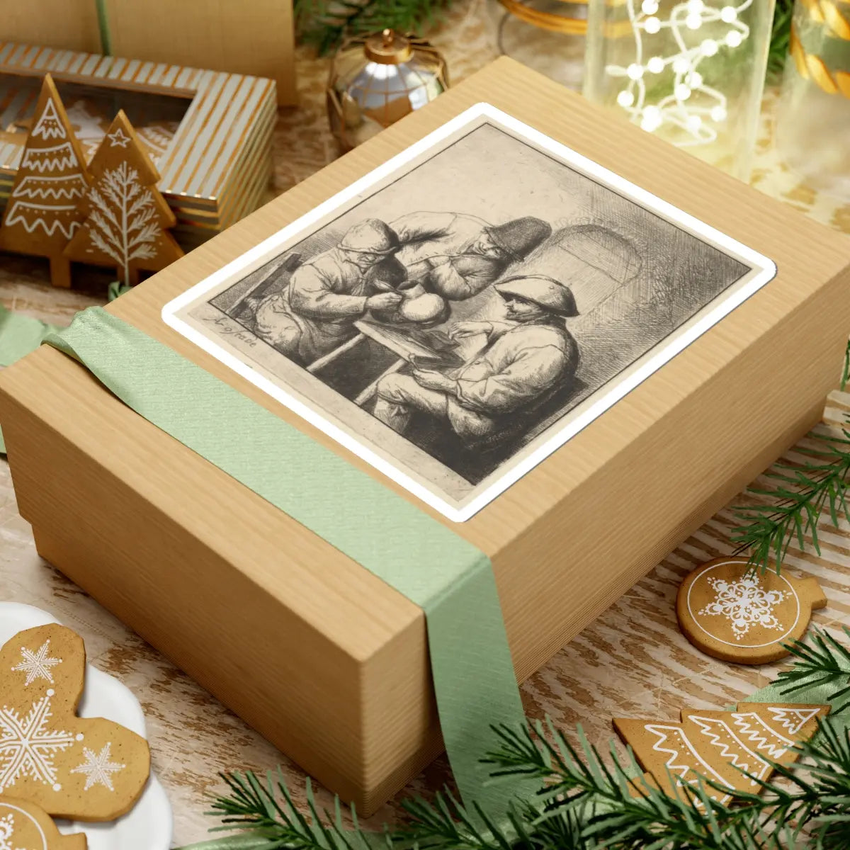 SKU:TSS-STICK-DRNVN-6X6-20 Sizes:6" × 6" Types:White