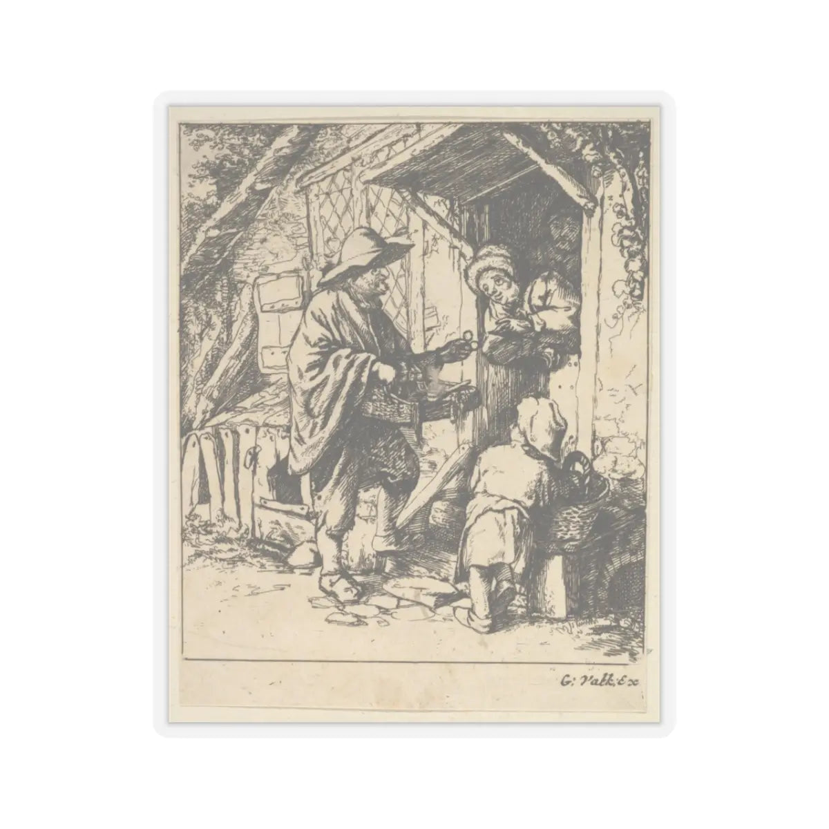 SKU:TSS-STICK-DRNVN-3X3-13RZ1 Sizes:3" × 3" Types:Transparent