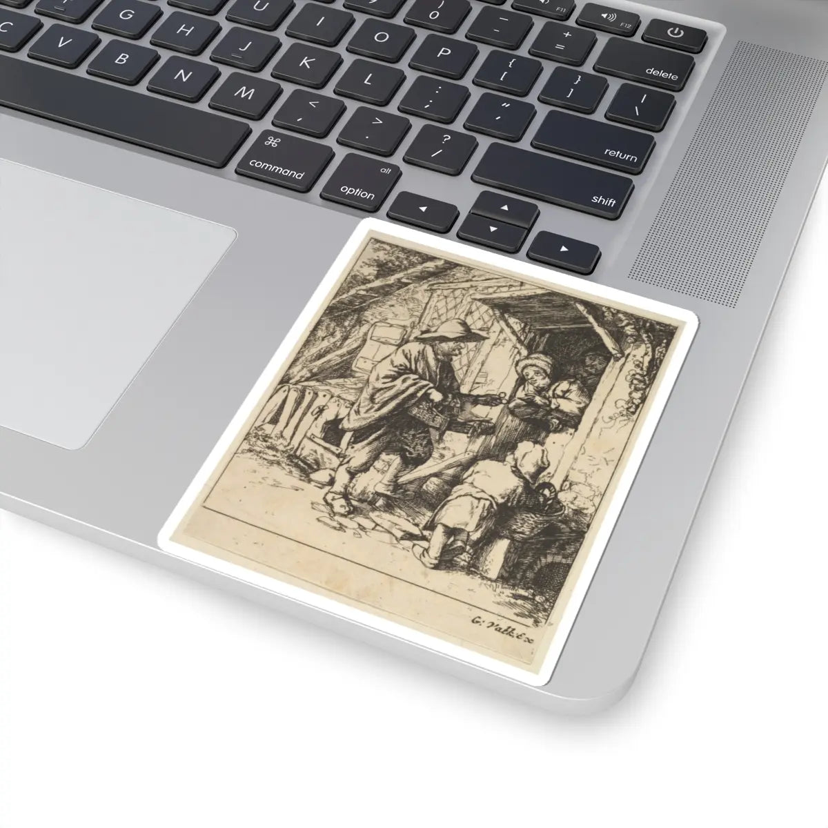 SKU:TSS-STICK-DRNVN-4X4-21 Sizes:4" × 4" Types:White