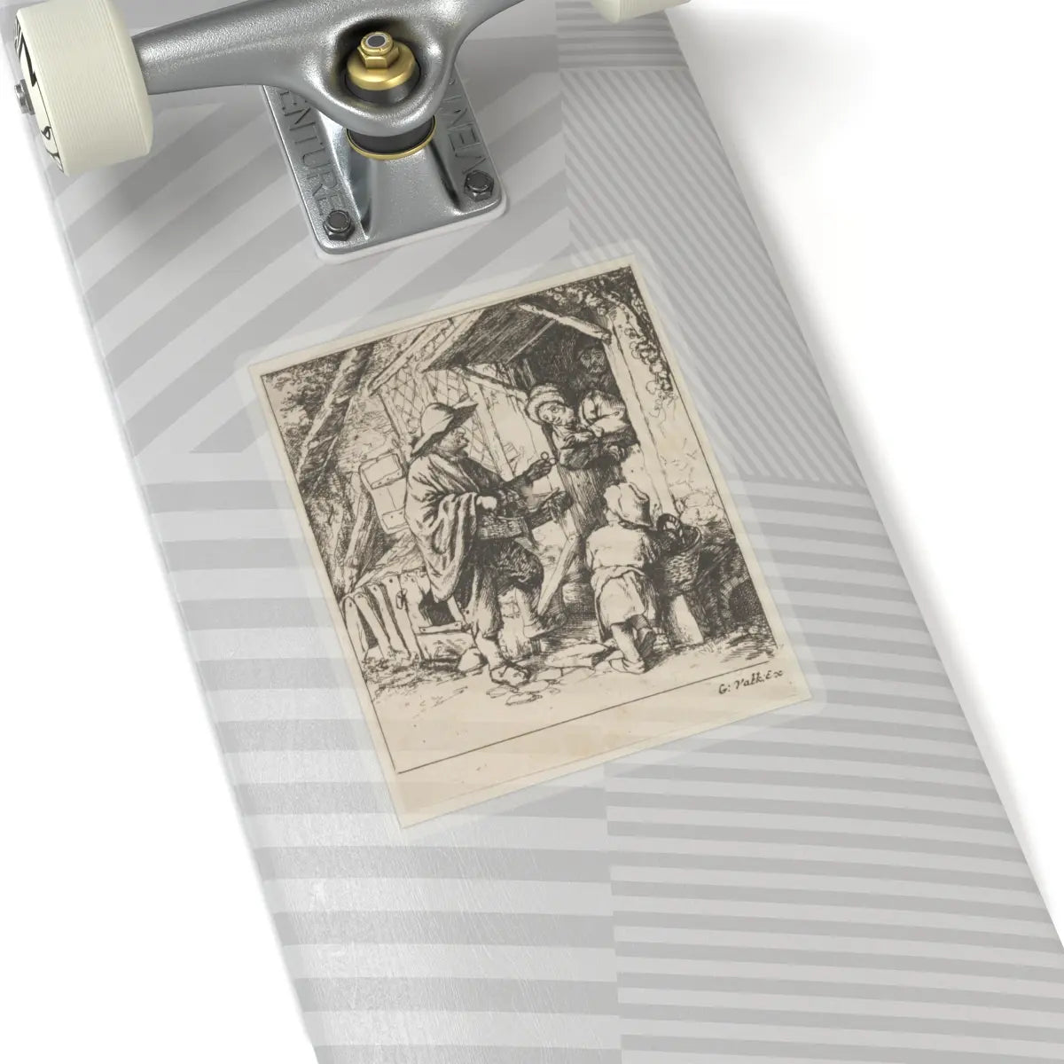 SKU:TSS-STICK-DRNVN-6X6-13RZ1 Sizes:6" × 6" Types:Transparent