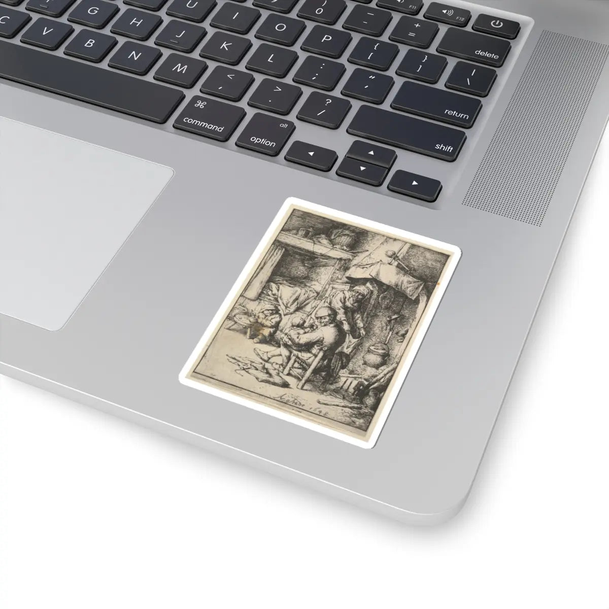 SKU:TSS-STICK-DRNVN-3X3-23 Sizes:3" × 3" Types:White