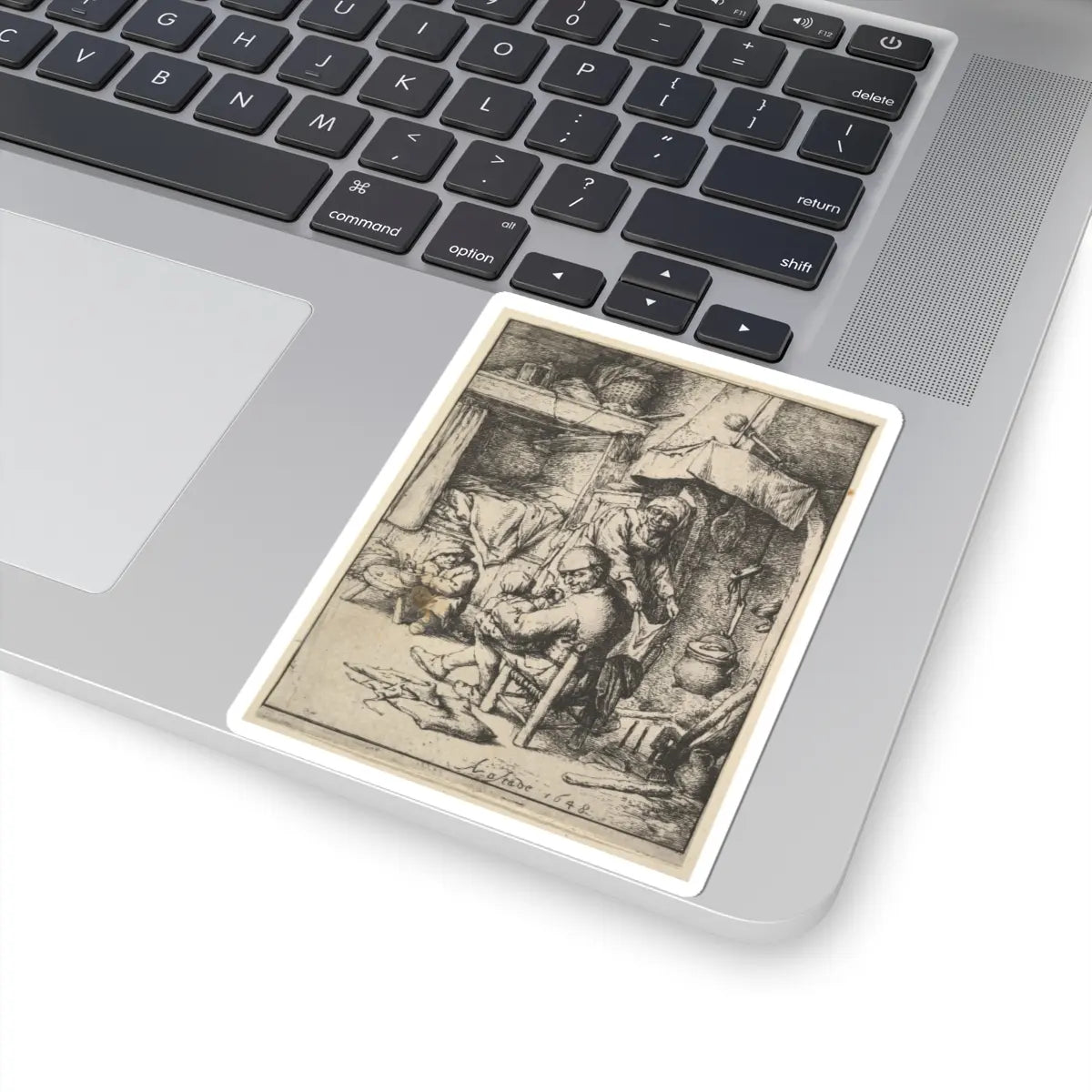 SKU:TSS-STICK-DRNVN-4X4-23 Sizes:4" × 4" Types:White