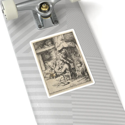 SKU:TSS-STICK-DRNVN-6X6-23 Sizes:6" × 6" Types:White