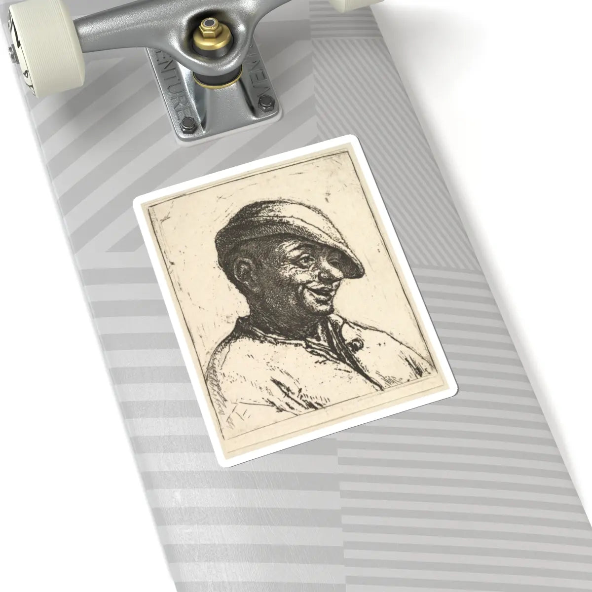 SKU:TSS-STICK-DRNVN-6X6-30 Sizes:6" × 6" Types:White