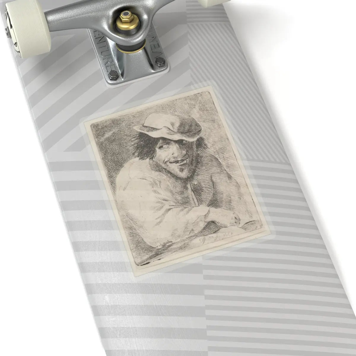SKU:TSS-STICK-DRNVN-6X6-13RZD Sizes:6" × 6" Types:Transparent