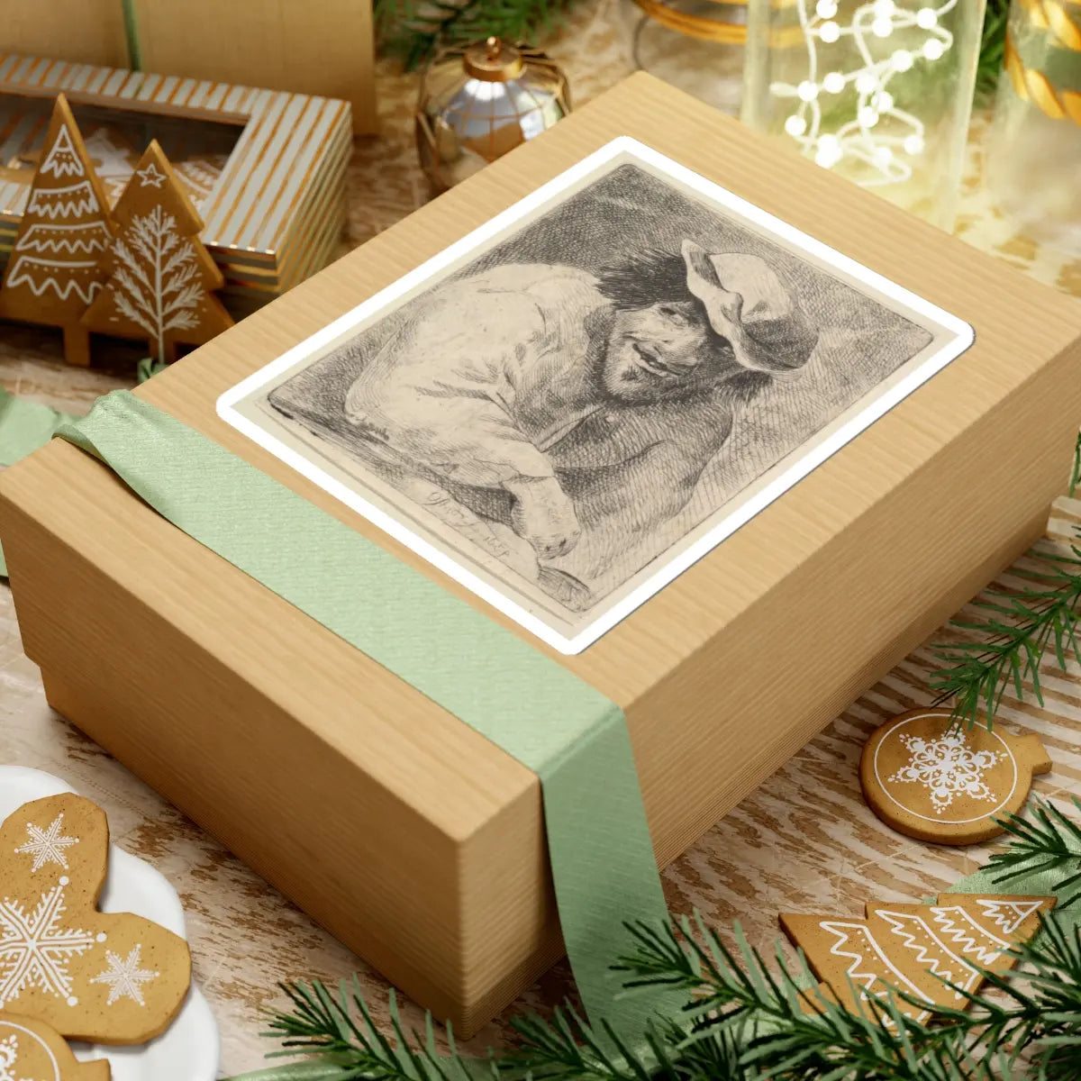 SKU:TSS-STICK-DRNVN-6X6-33 Sizes:6" × 6" Types:White