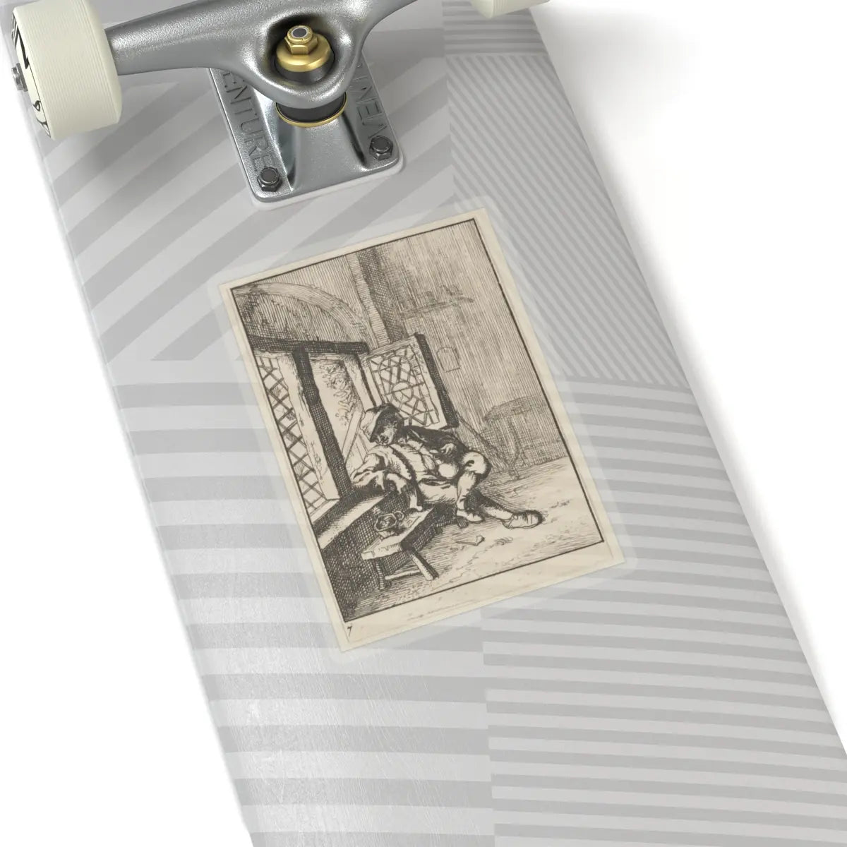 SKU:TSS-STICK-DRNVN-6X6-13RZE Sizes:6" × 6" Types:Transparent
