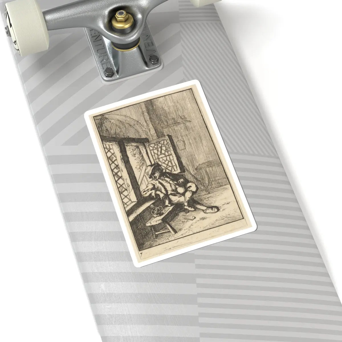 SKU:TSS-STICK-DRNVN-6X6-34 Sizes:6" × 6" Types:White
