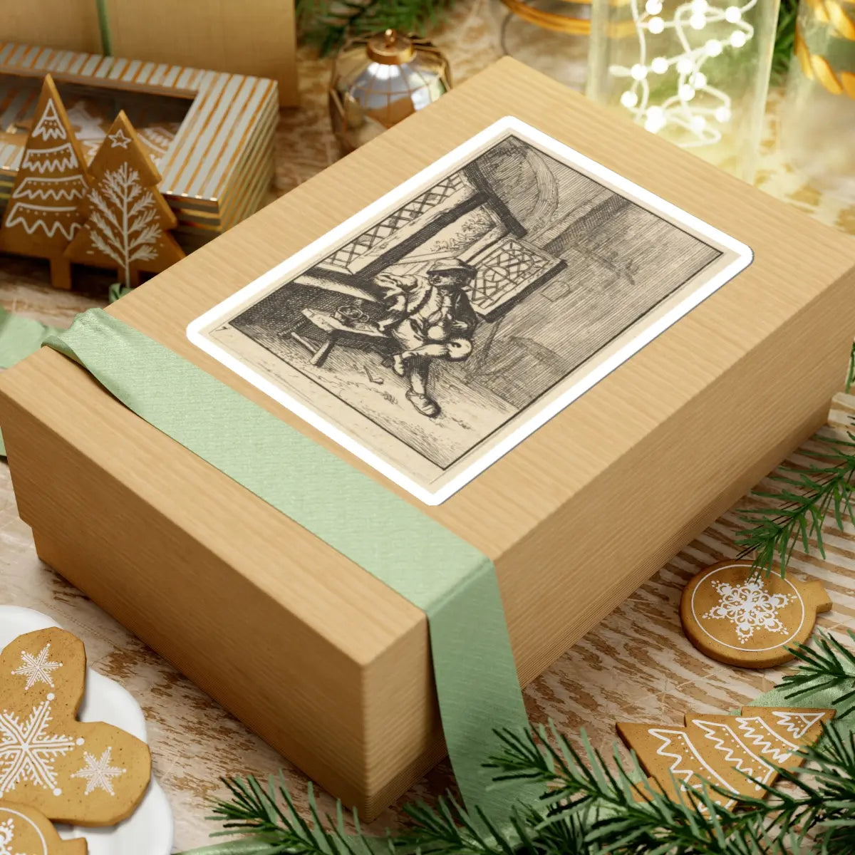 SKU:TSS-STICK-DRNVN-6X6-34 Sizes:6" × 6" Types:White