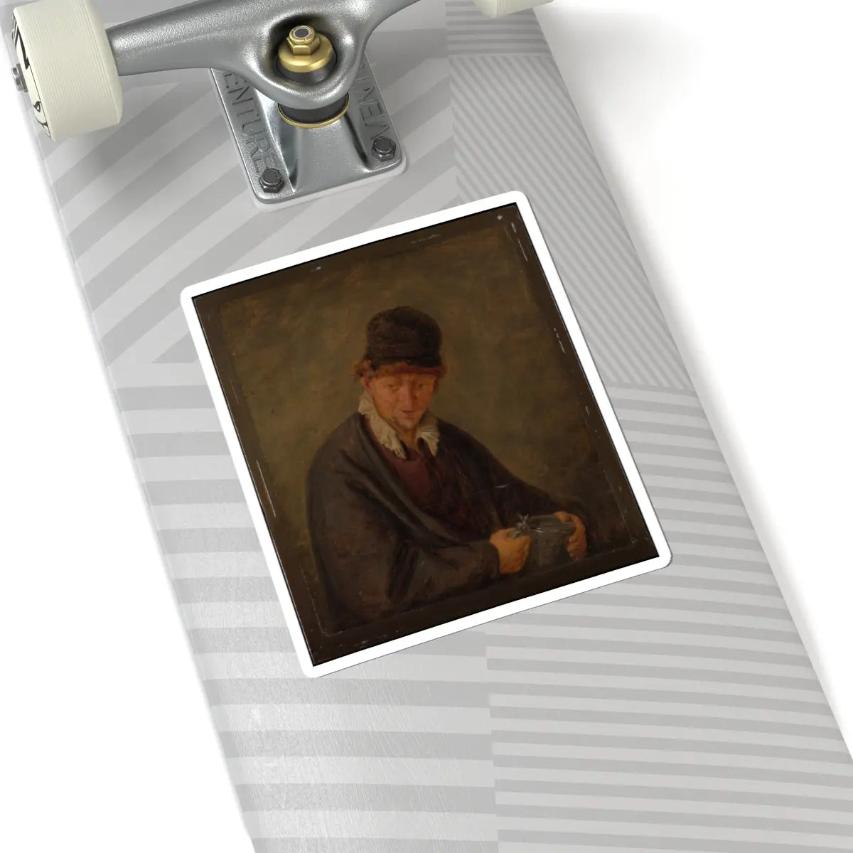 SKU:TSS-STICK-DRNVN-6X6-102 Sizes:6" × 6" Types:White