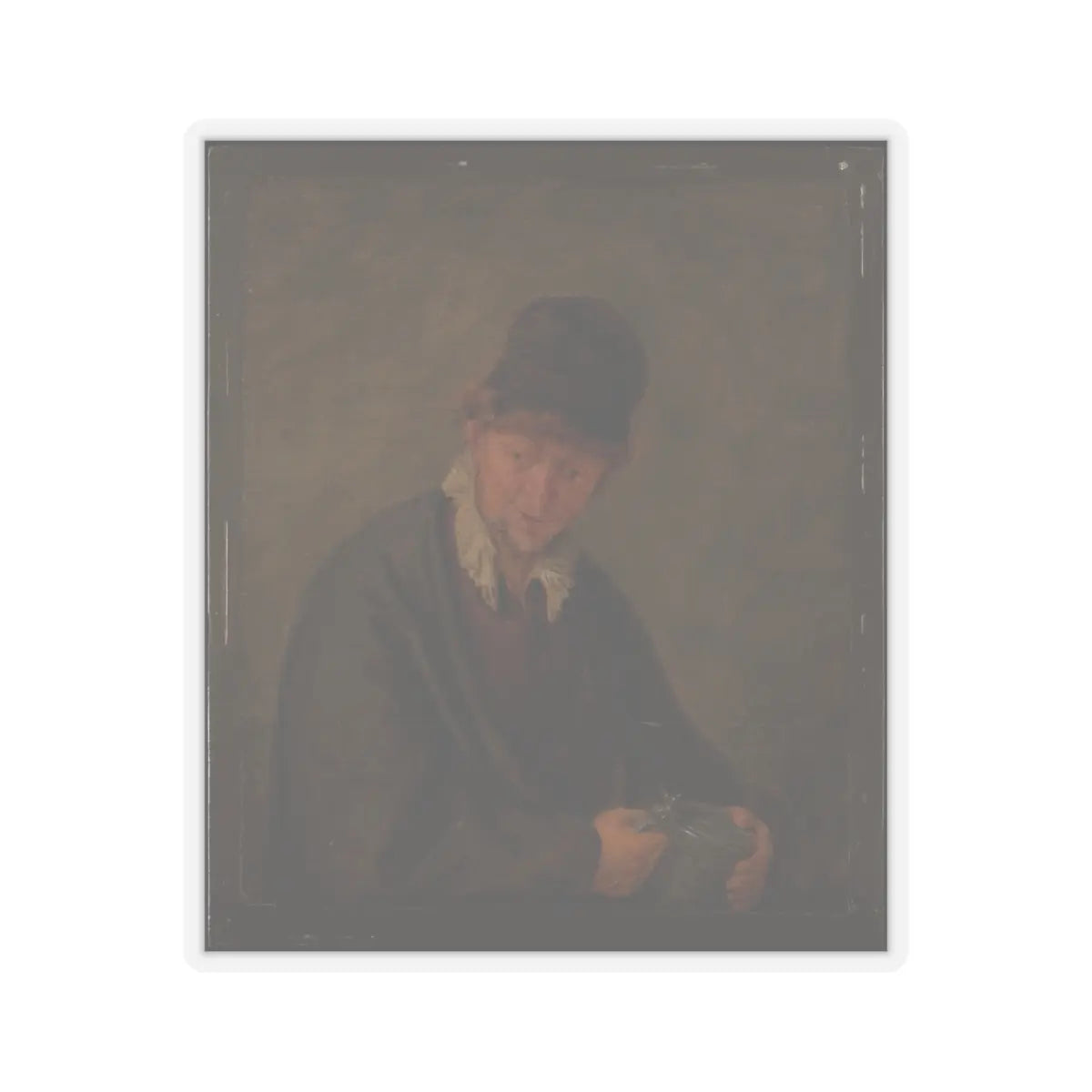 SKU:TSS-STICK-DRNVN-6X6-1N0B5 Sizes:6" × 6" Types:Transparent