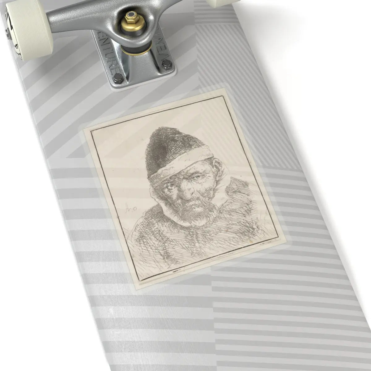 SKU:TSS-STICK-DRNVN-6X6-13RZG Sizes:6" × 6" Types:Transparent