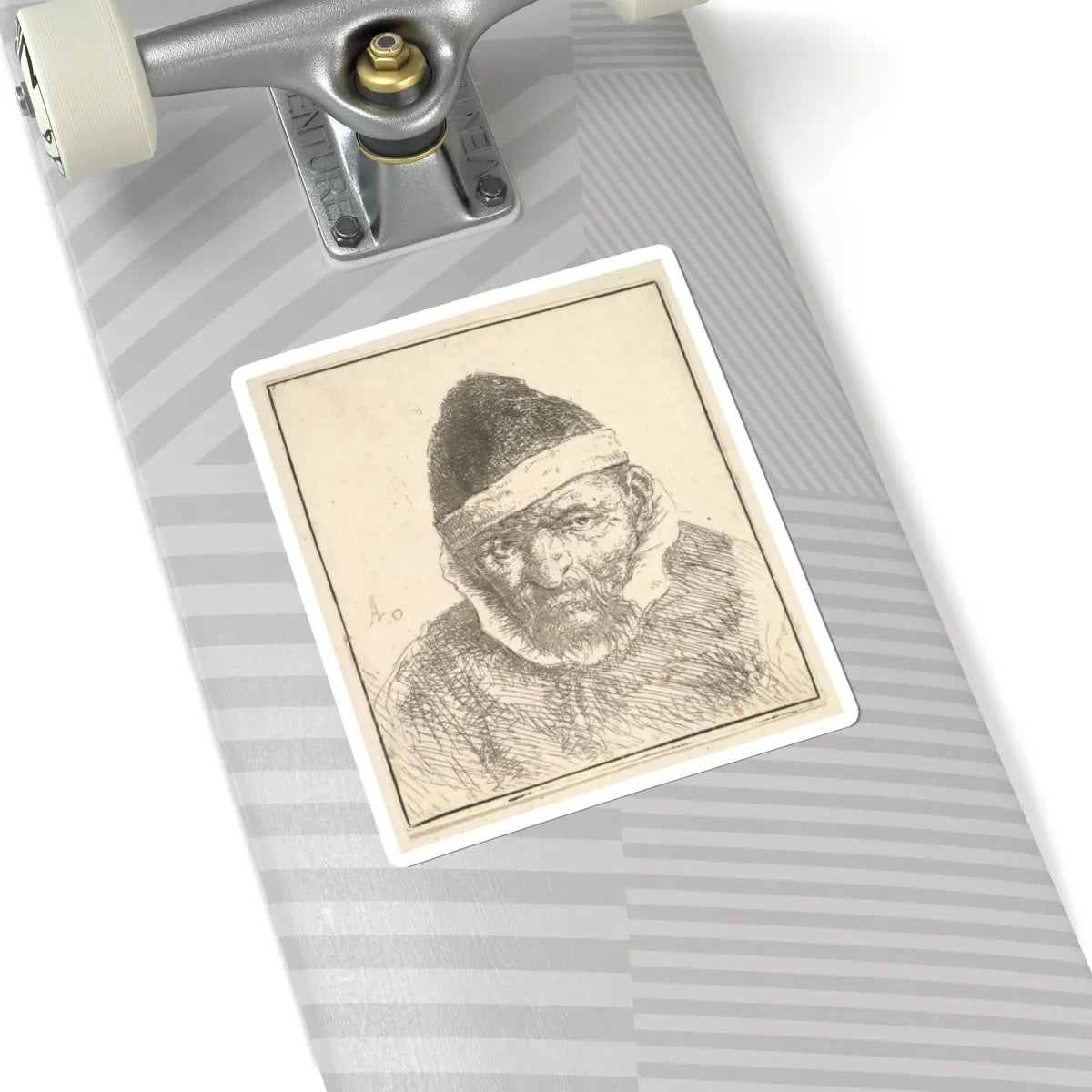 SKU:TSS-STICK-DRNVN-6X6-36 Sizes:6" × 6" Types:White