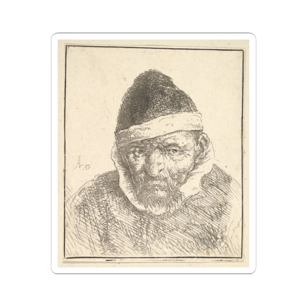 SKU:TSS-STICK-DRNVN-6X6-36 Sizes:6" × 6" Types:White