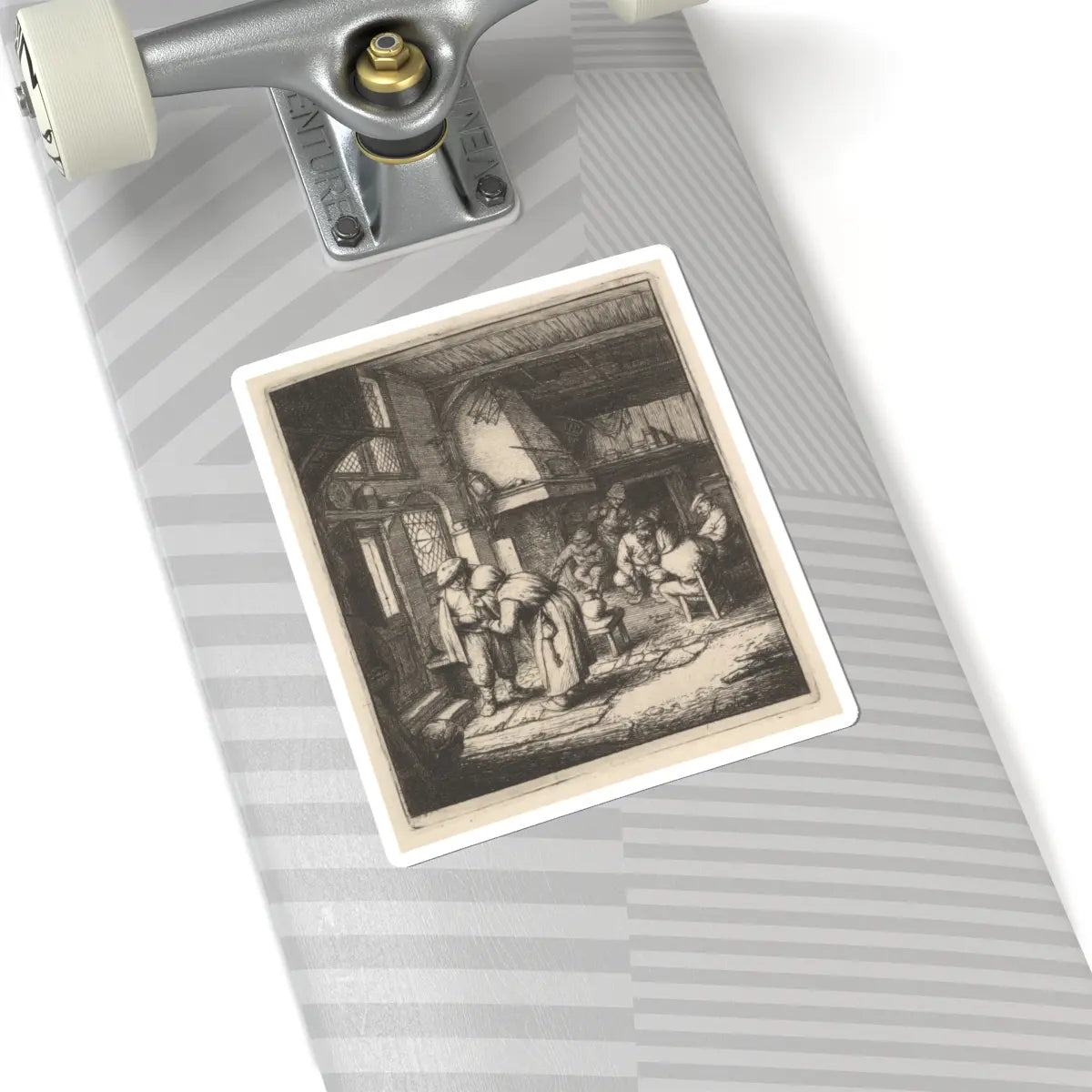 SKU:TSS-STICK-DRNVN-6X6-40 Sizes:6" × 6" Types:White