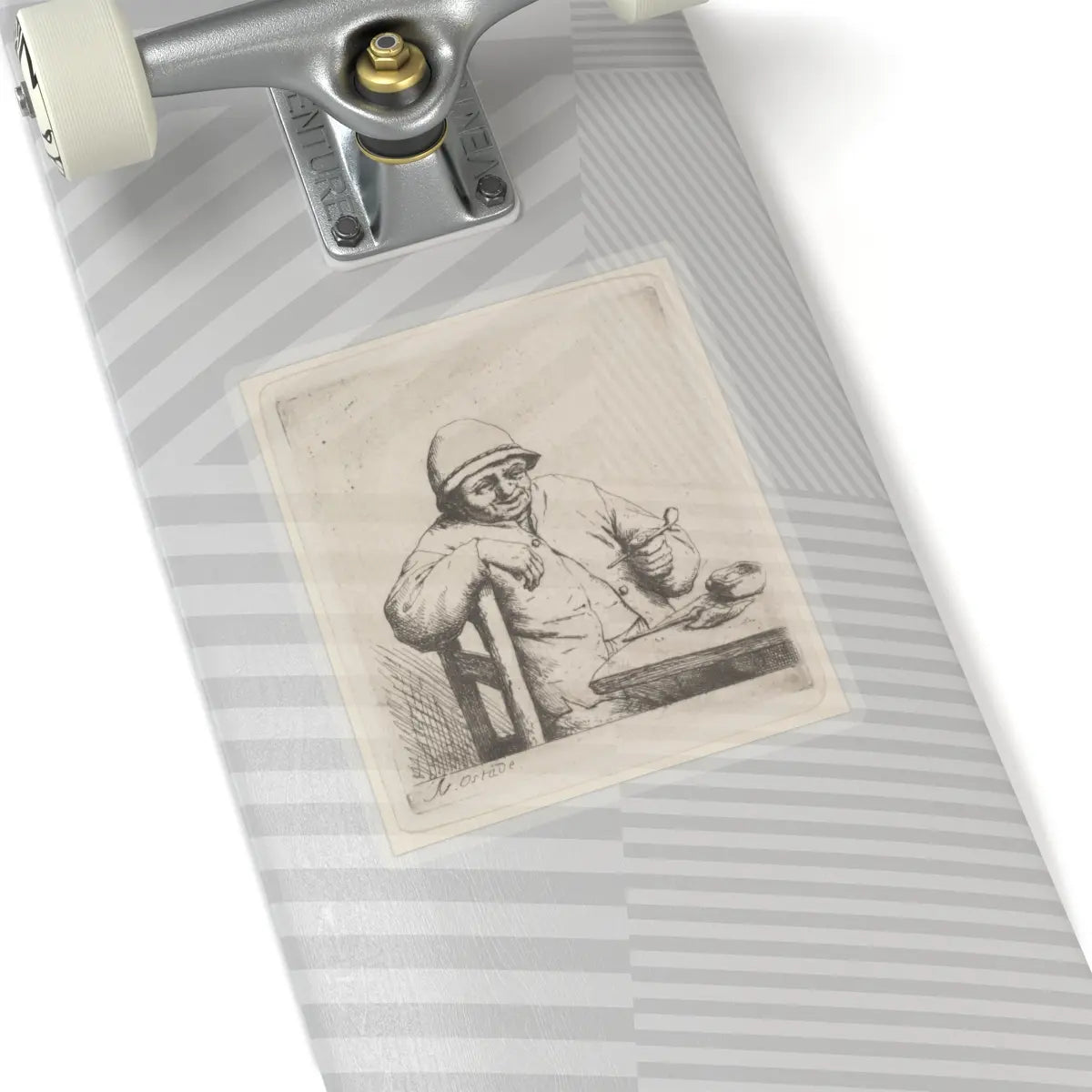 SKU:TSS-STICK-DRNVN-6X6-13RZL Sizes:6" × 6" Types:Transparent